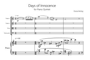 Piano Quintet Score